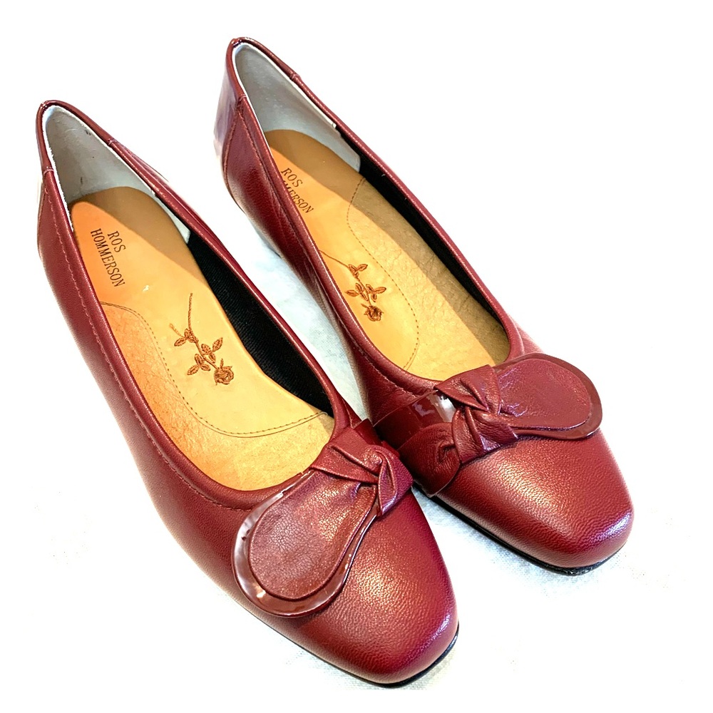 EUC Ros Hommerson Leather Heel Loafer Sz 8N